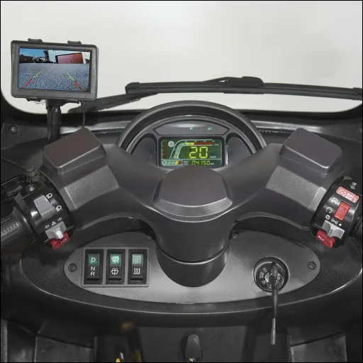 3-wheel electric cabin vehicle eLizzy Comfort 25 km/h silver including on-site instruction