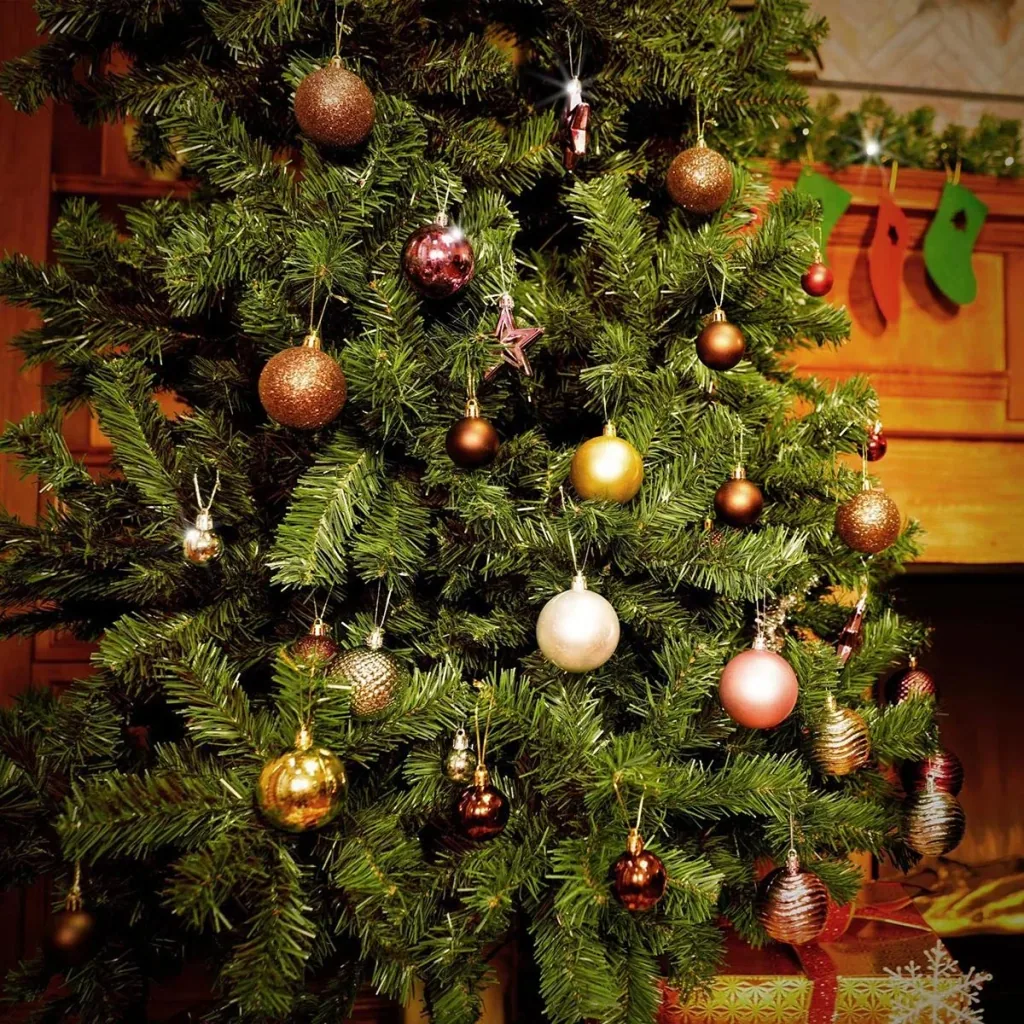 Christmas tree - PVC - 180cm high - without lighting - with stand