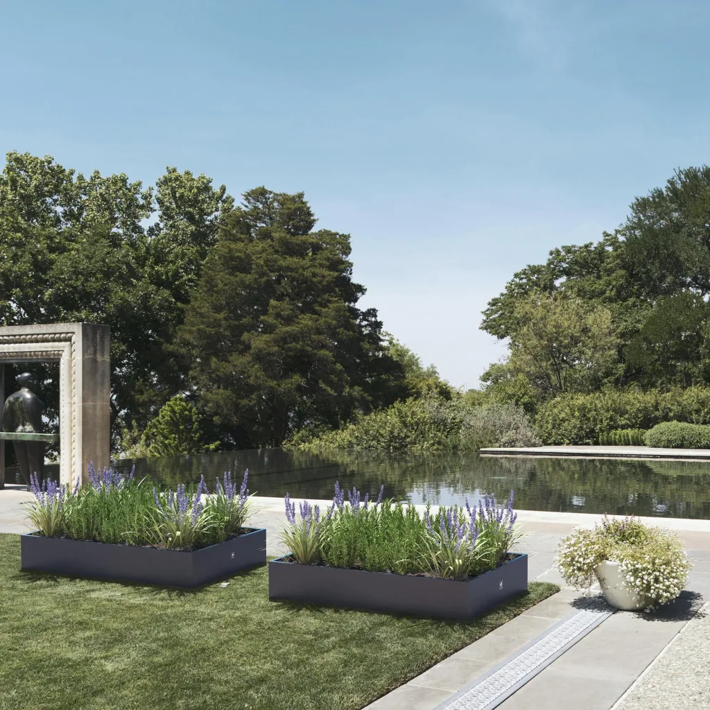 Herstera Garden plantenbak 150 x 100 x 25 cm antraciet
