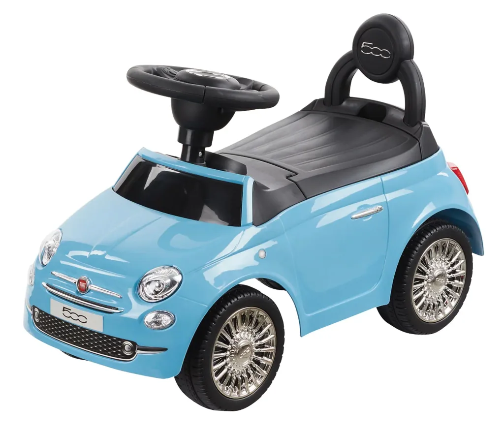 Ride-on Fiat 500 blue