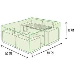 Protective cover for lounge set XS - 140 x 140 x 70 cm