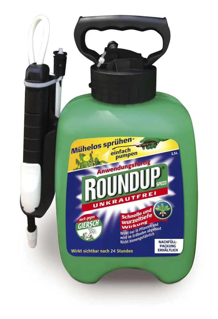 Weed-free "Speed" in pressure sprayer - with root-deep effect