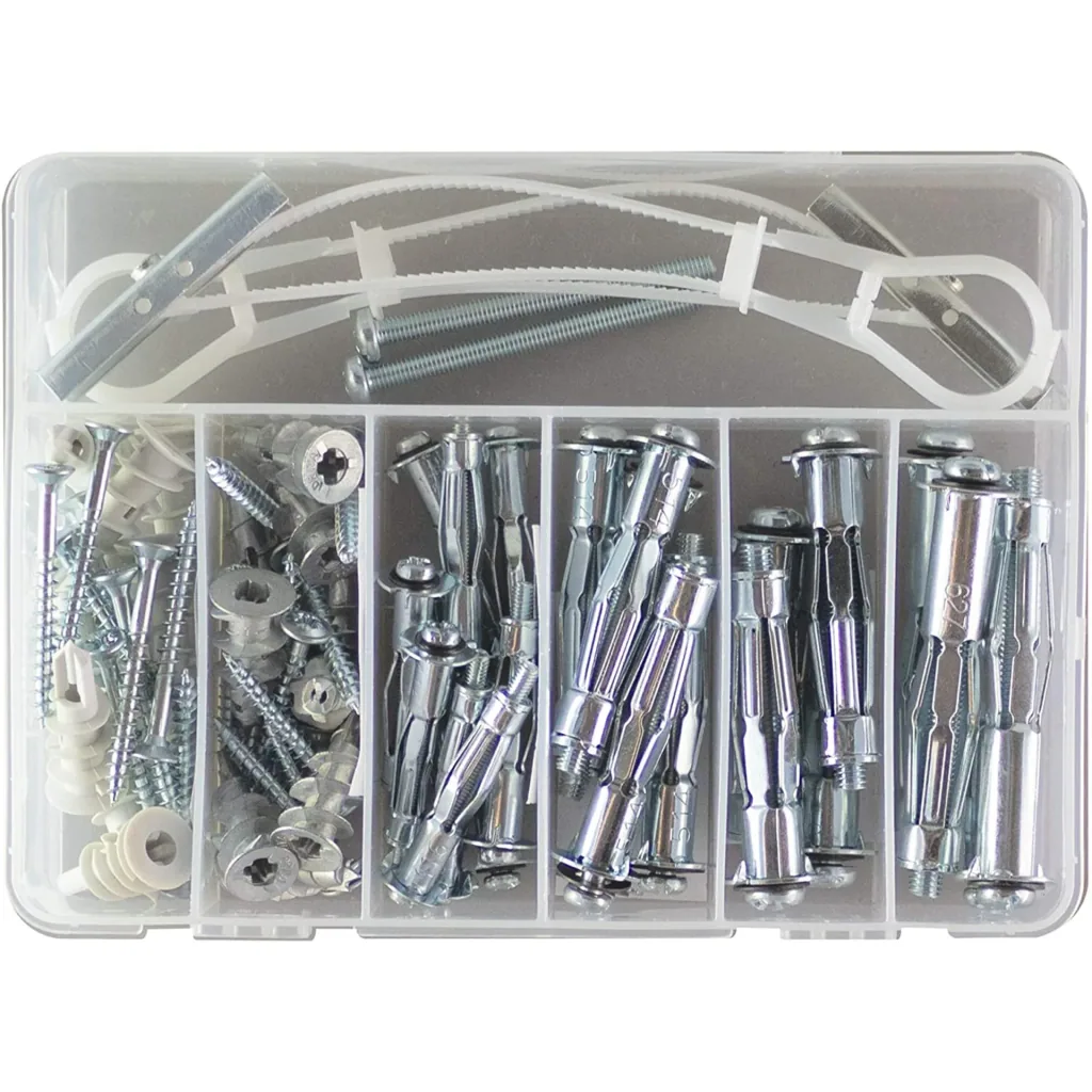 Hollow wall anchors - Indoor Box Pro assortment 68 pieces