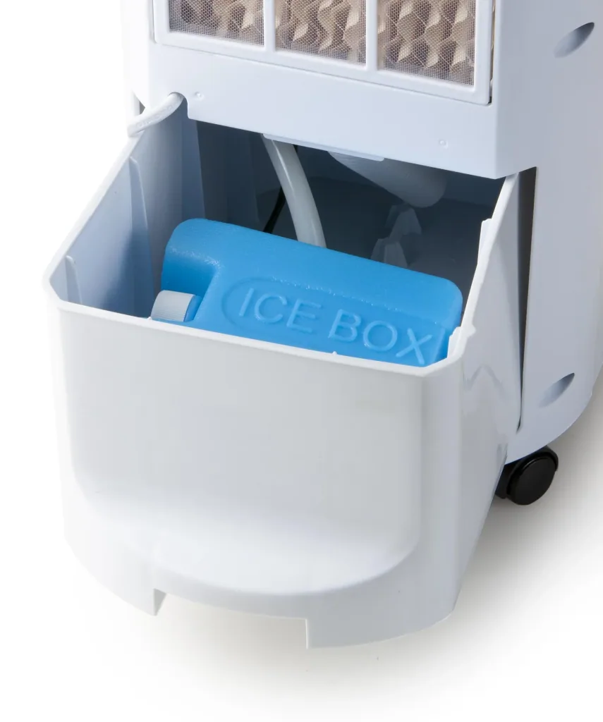 Multifunctional air cooler, fan and humidifier with timer