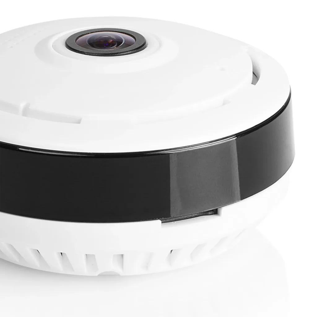 HD IP camera with 360° pan function and night vision