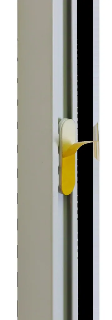 Door pleated blind 100 x 215 cm, drill-free