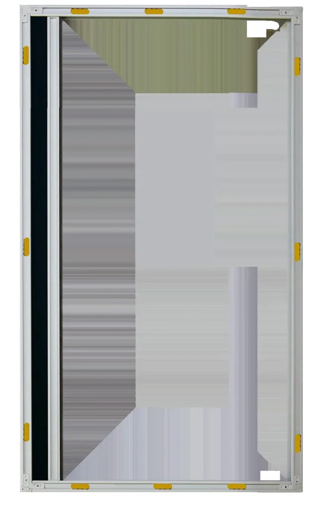 Door pleated blind 100 x 215 cm, drill-free