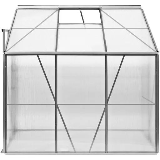 Aluminum side greenhouse 192x127x202cm with window