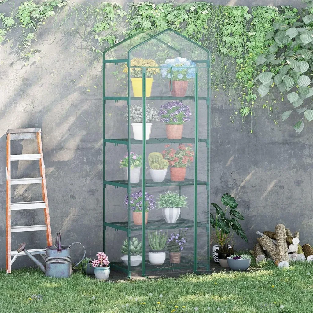 Poly greenhouse mini - 5 levels - 69 x 49 x 193 cm