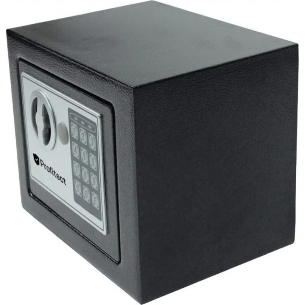 Electronic Safe - 31x20x20 cm - Black