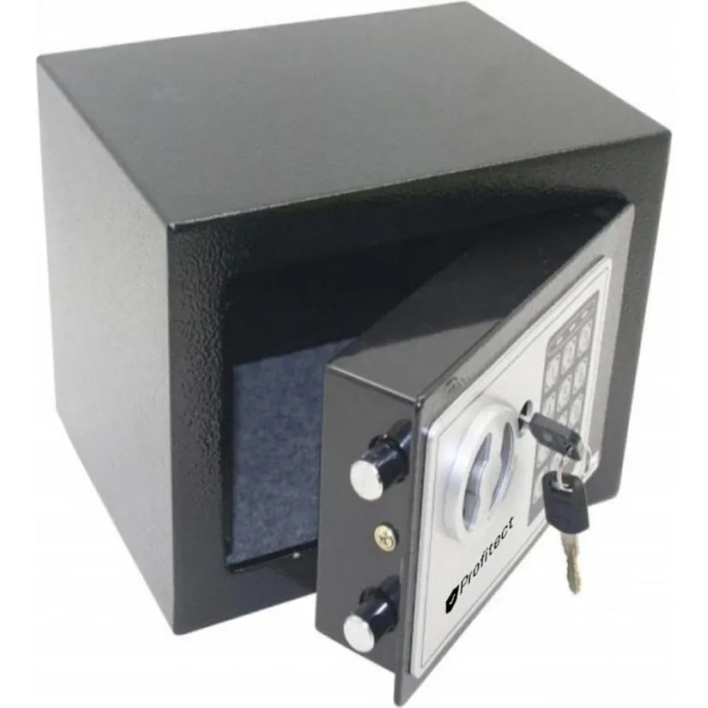 Electronic Safe - 31x20x20 cm - Black