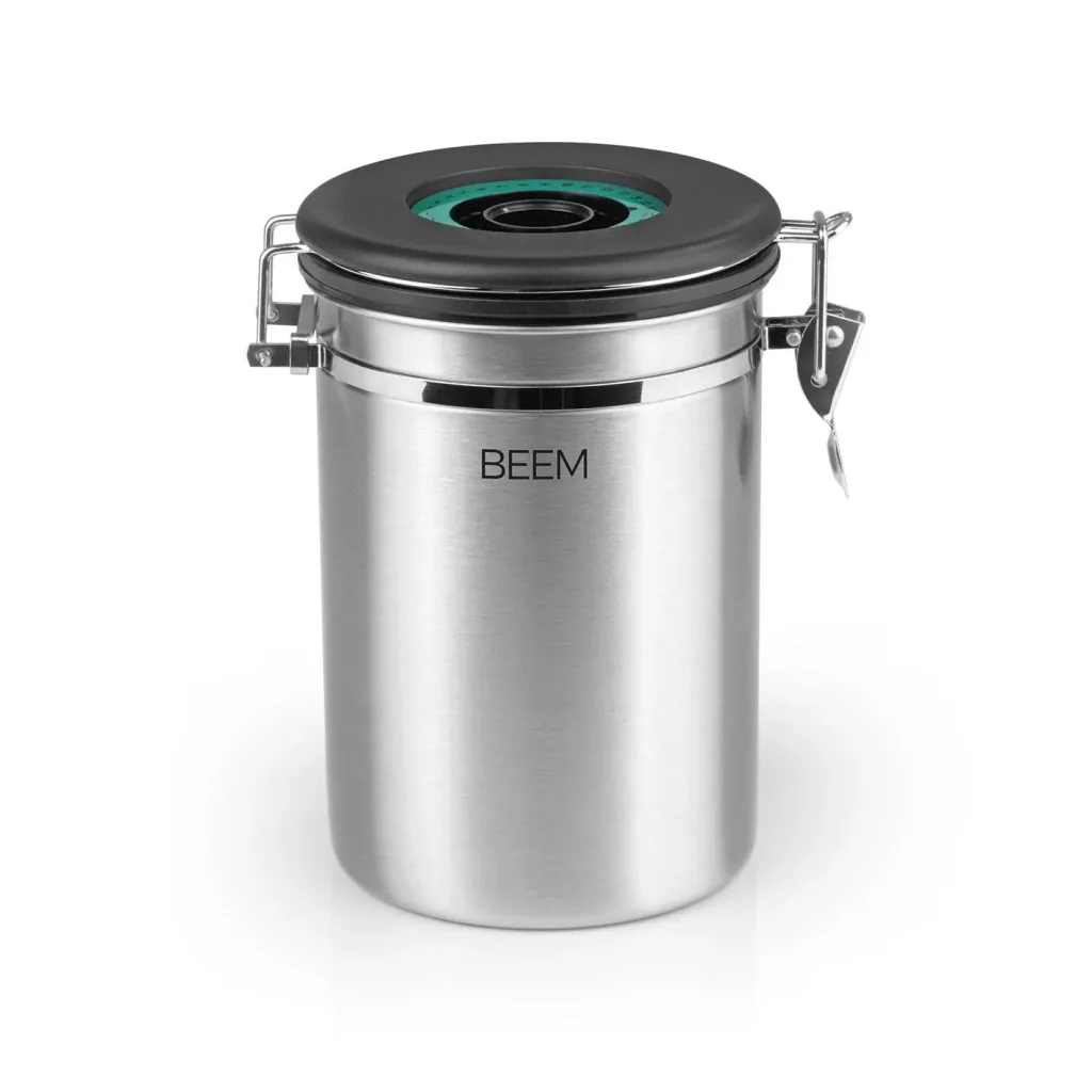 Aroma-Safe coffee can, 1.9 l stainless steel