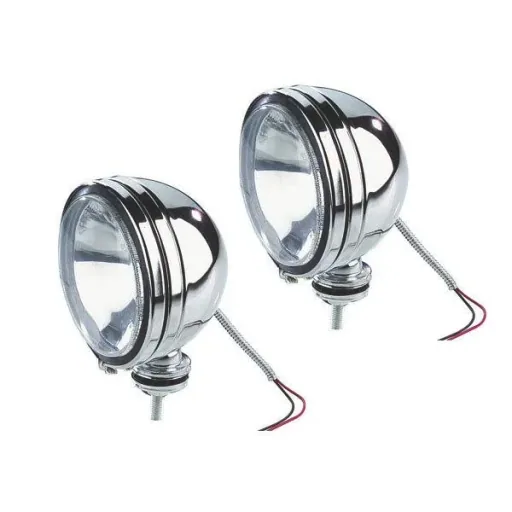 Additional headlight, chrome-plated, 12 V, 55 W - 1 piece