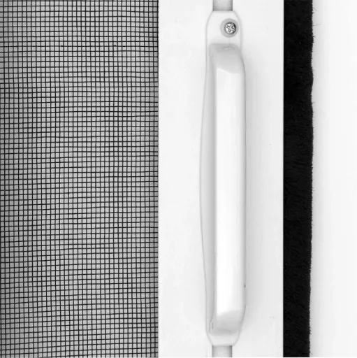 Insect screen roller blind for doors, 125 x 225 cm in anthracite