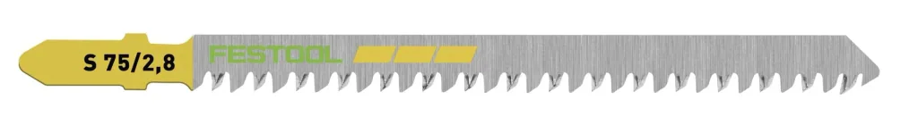 Jigsaw blade S 75/2.8/5, 5 pieces