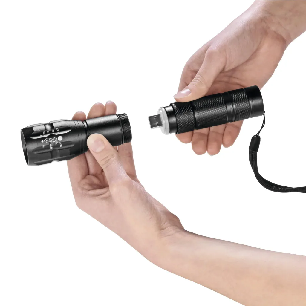 Power flashlight 3.7 V