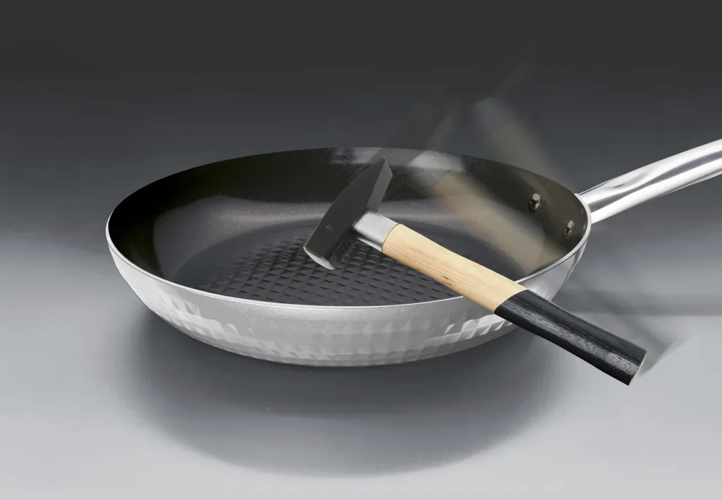 Pan set, silver, 3-piece