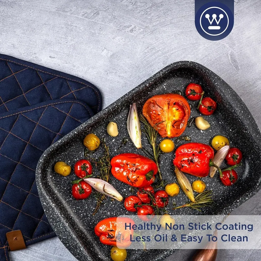 Casserole dish frying pan Ø30 cm (12") Black Marble