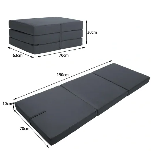 Foldable mattress - ANTRACIET