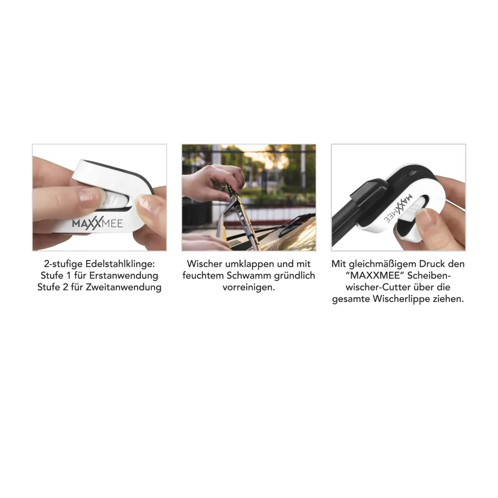 Windshield wiper cutter