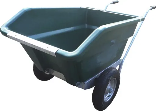 Tweewielige kruiwagen TWB 250 groen