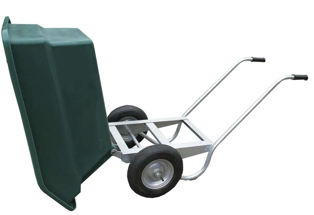 Tweewielige kruiwagen TWB 250 groen
