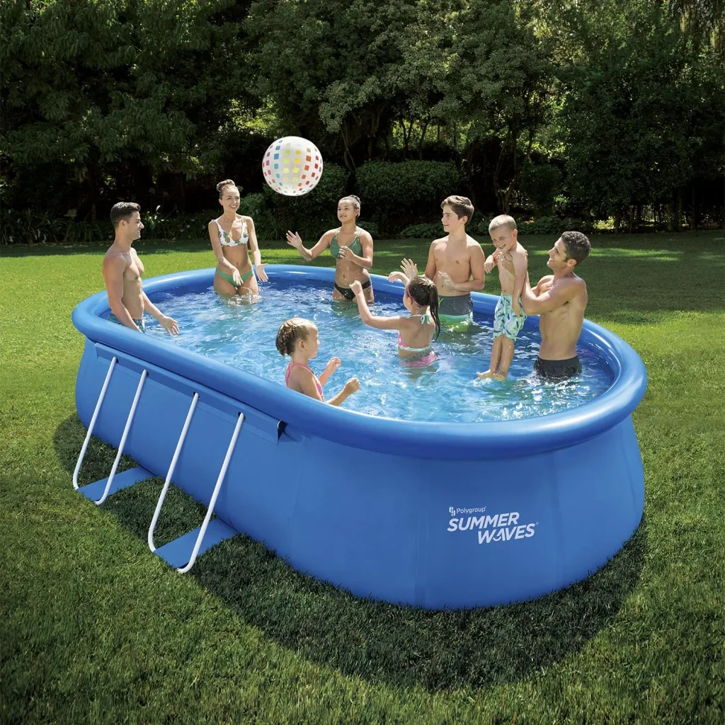 Quick Set Pool 549 x 305 x 107 cm blau