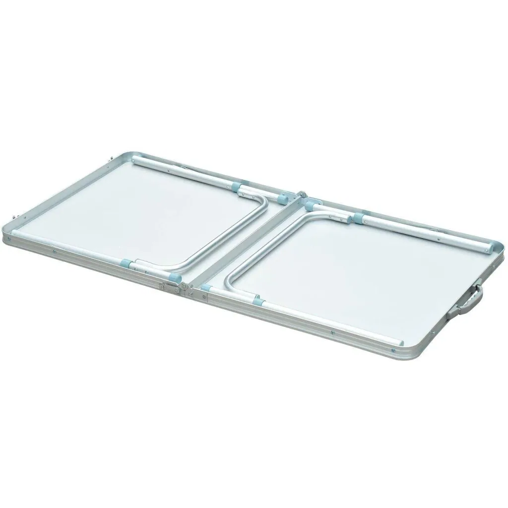 Camping table foldable suitcase table height adjustable 120x60cm