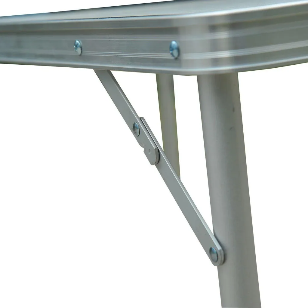 Camping table foldable suitcase table height adjustable 120x60cm
