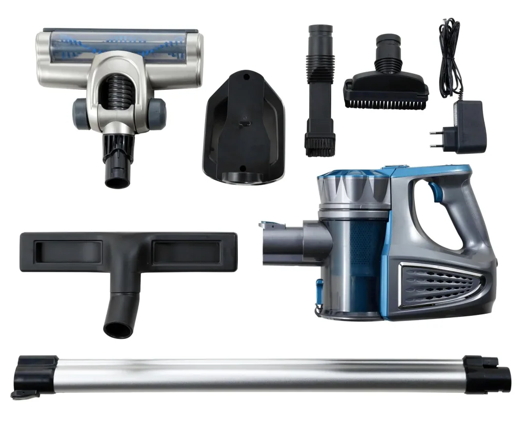 2-in-1 cordless cyclone handheld vacuum cleaner “Practico Go”, bagless, with turbo nozzle and parquet nozzle, 21.6 volts