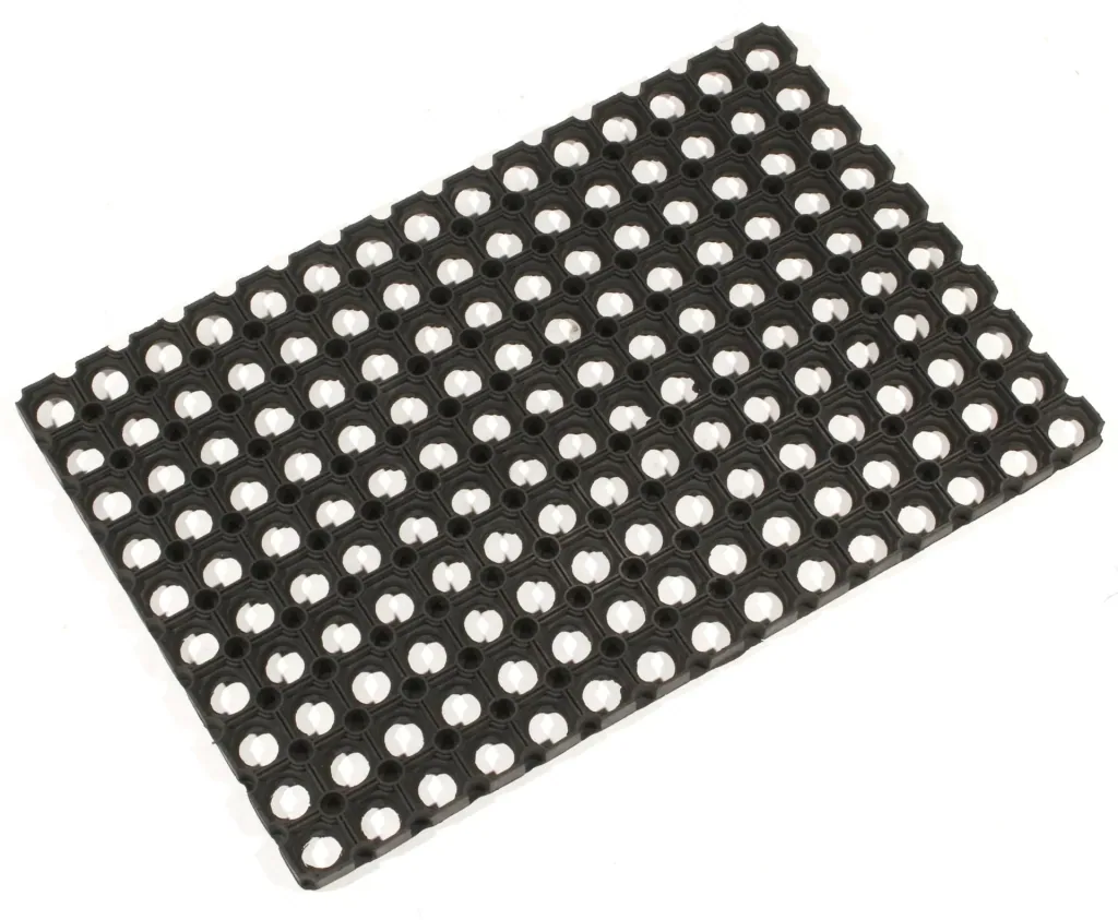Rubberen ringmat 40 x 60 cm, antislip deurmat