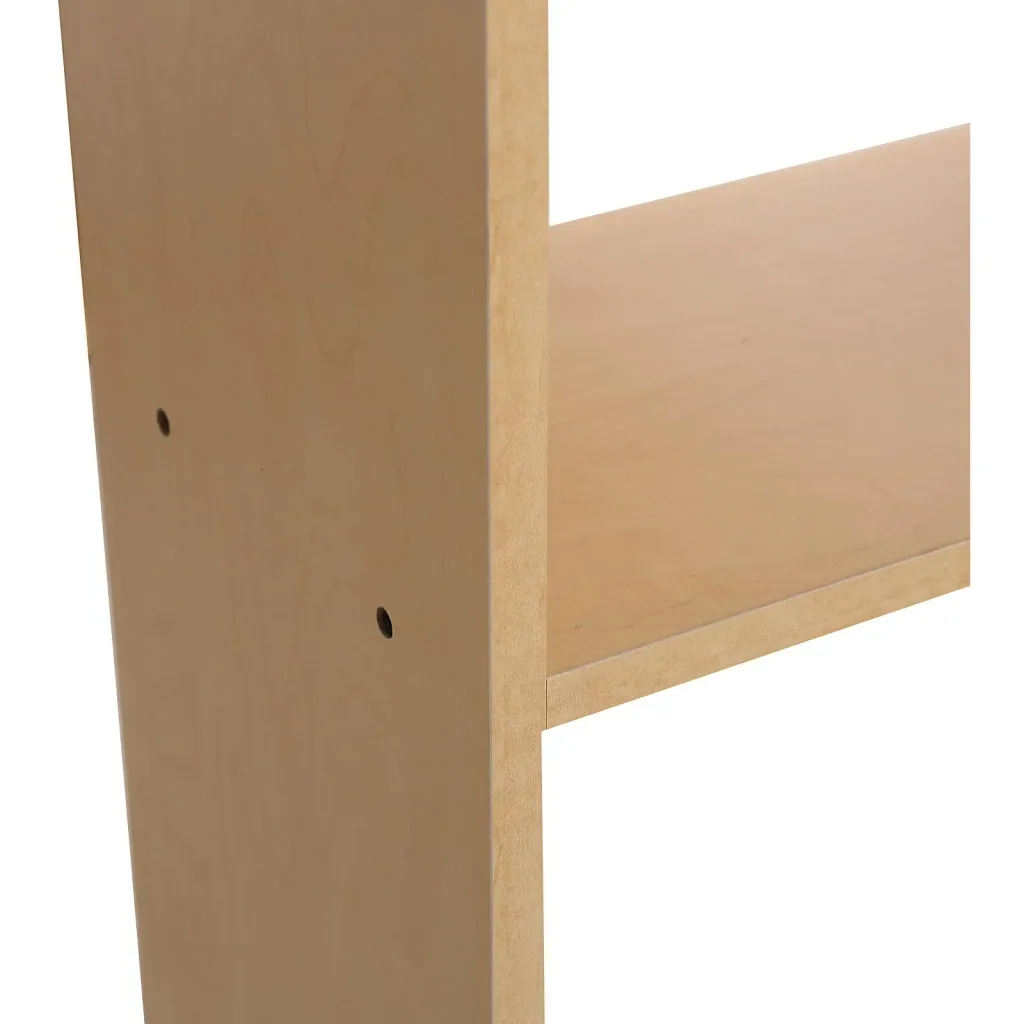 Desk with shelf computer table natural