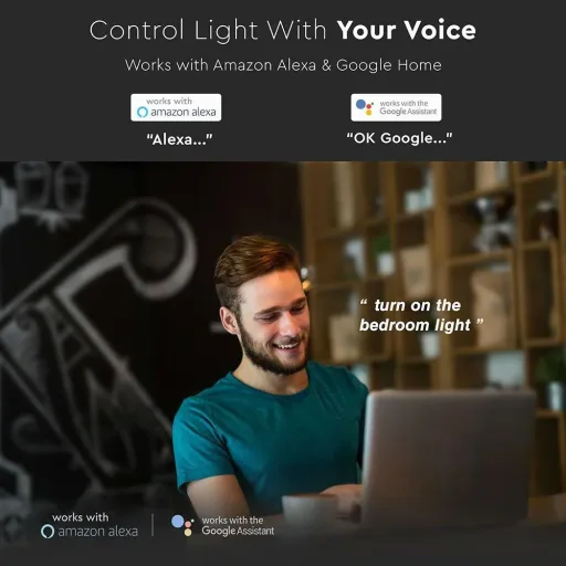 VT-5154 LED WiFi smart lamp - 4.5 W - RGB+W - E14