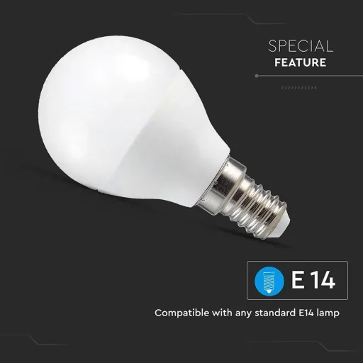VT-5154 LED WiFi smart lamp - 4.5 W - RGB+W - E14