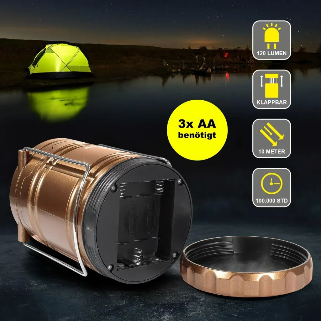 LED camping lantern Traveler, collapsible
