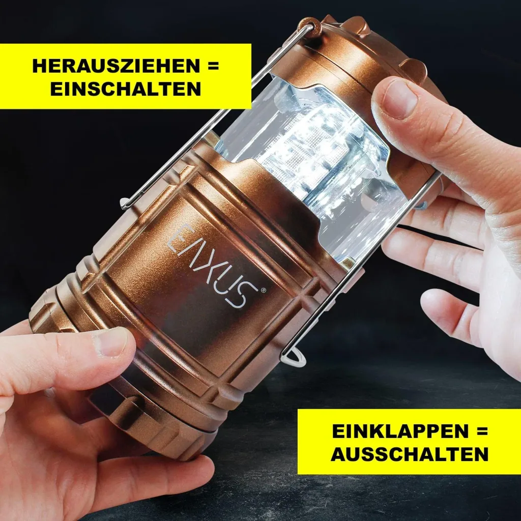 LED camping lantern Traveler, collapsible