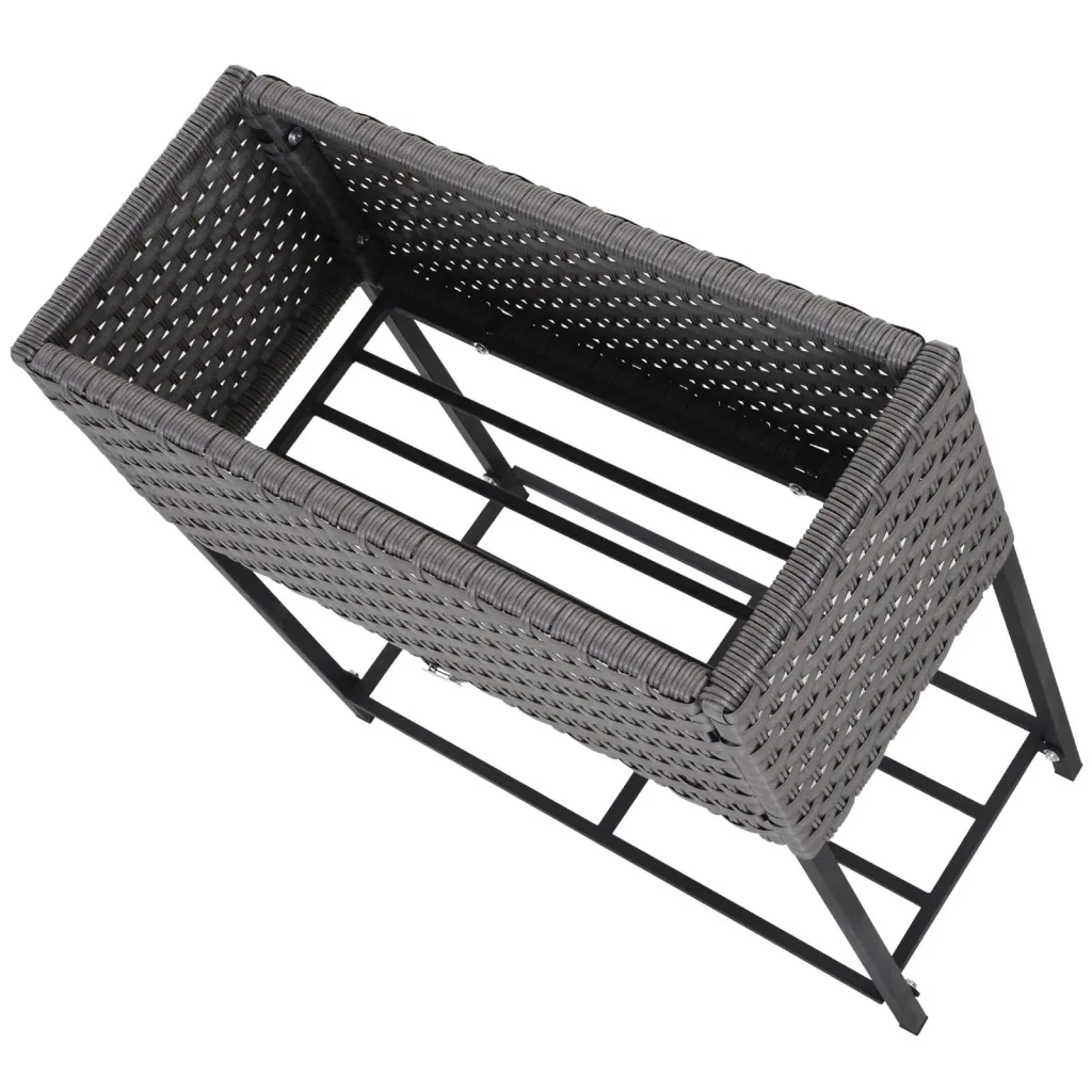 Raised bed with shelf