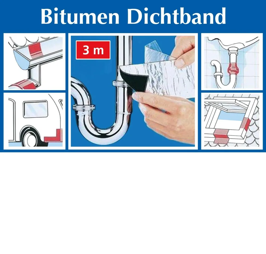 Bitumen sealing tape, 3 meters