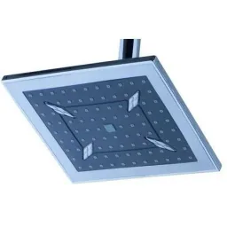 Shower set - square - rain shower - separate hand shower - sliding handle