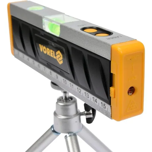 Laser spirit level with tripod - 170mm - With LED lighting