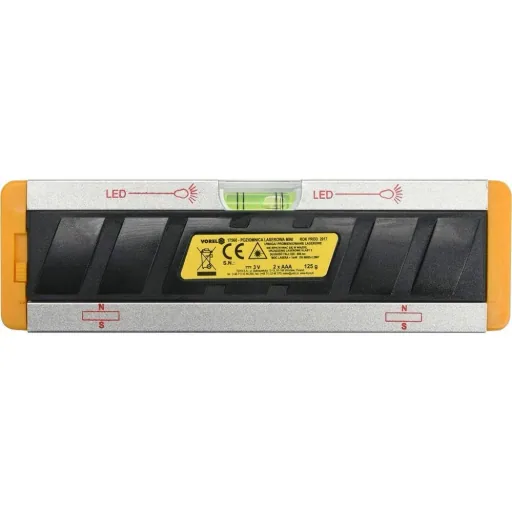 Laser spirit level with tripod - 170mm - With LED lighting
