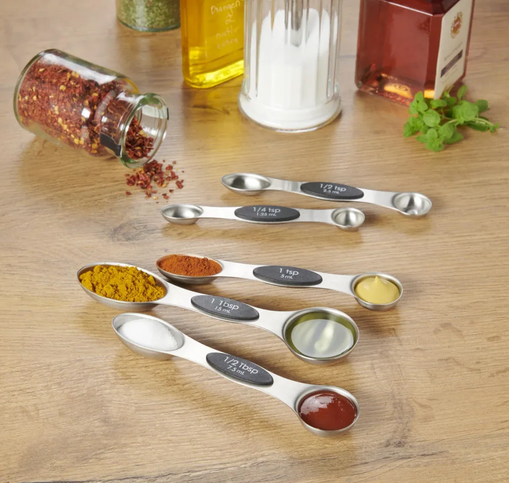 Double measuring spoon 2-in-1, 5-piece