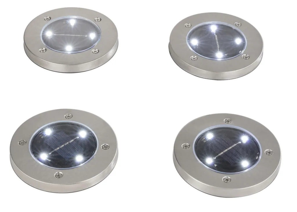 Solar patio lights - 8 pieces