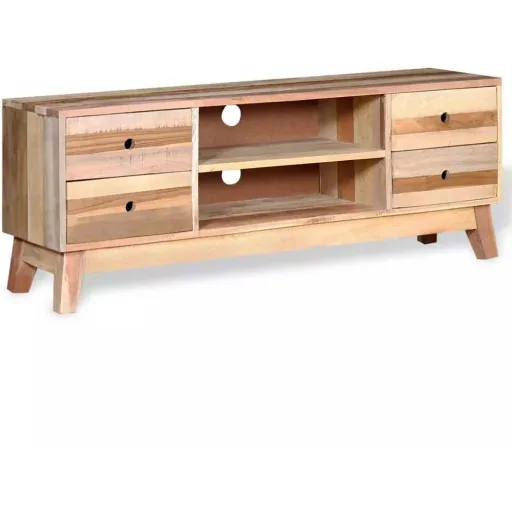 TV cabinet solid recycled wood