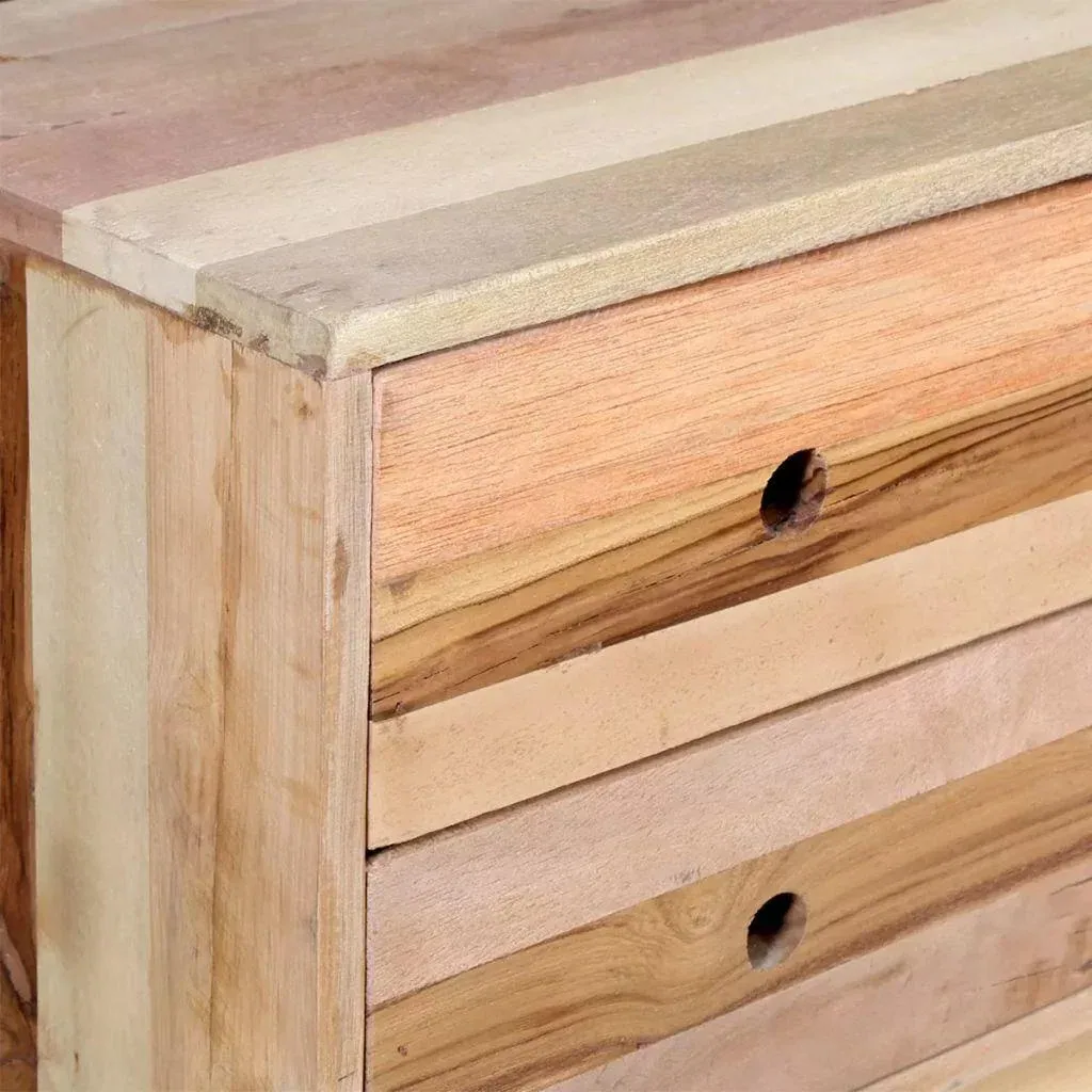 TV cabinet solid recycled wood