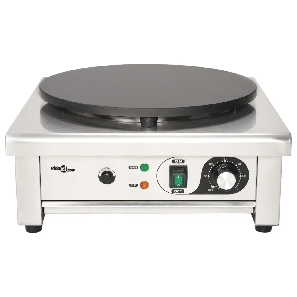 Electric crepe maker with drip tray 40 cm 3000 W
