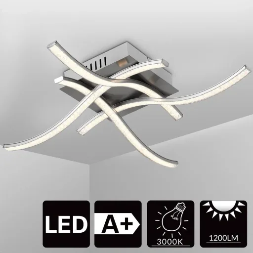 LED ceiling light - lighting, 4 arms