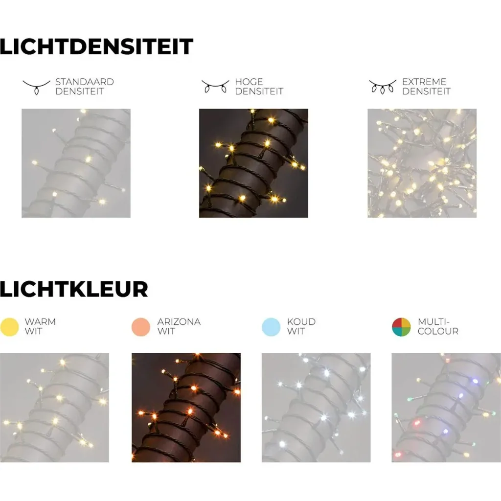 Vellight Christmas Lights - 12m - 160 LEDs - Arizona White - Indoor & Outdoor