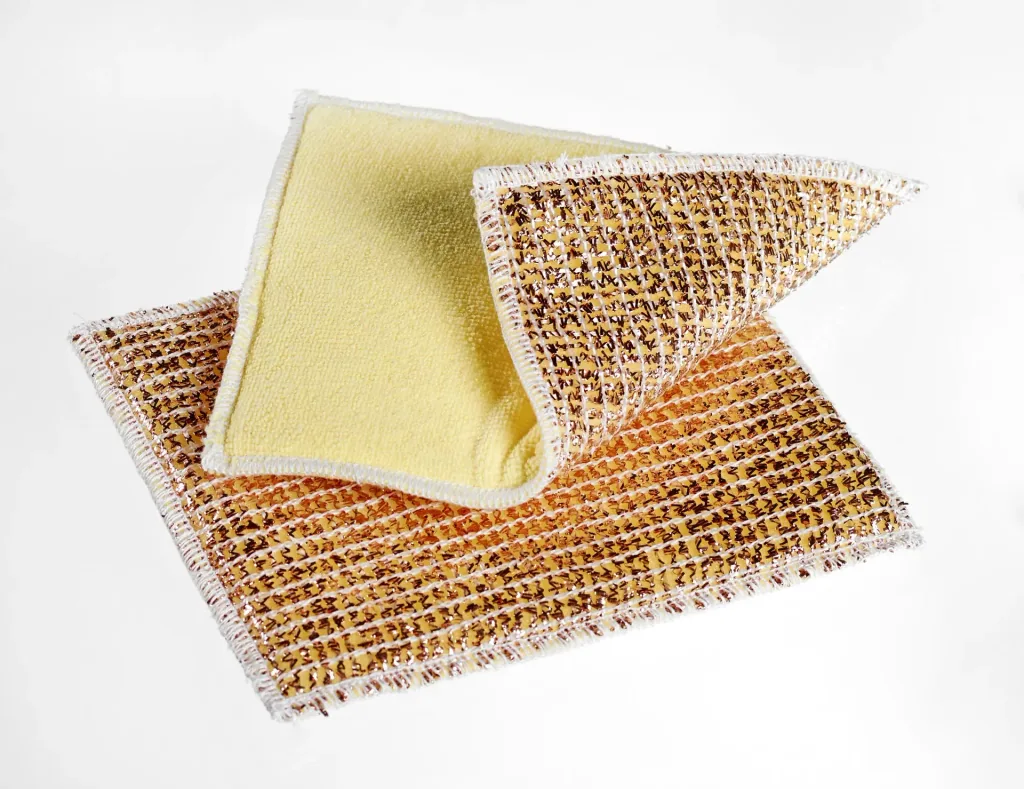 Microfiber copper cloth 2 in 1, 2 pieces