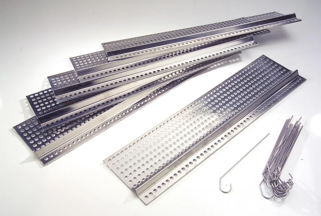 Stainless steel gutter guard 6 plates each 50 cm long/ 10 cm deep